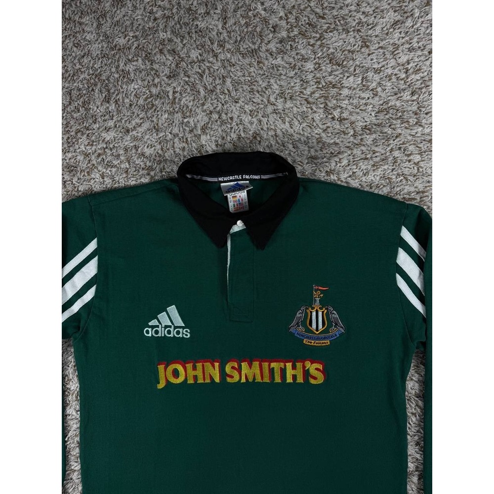 adidas 1999 2000 Newcastle Falcons Rugby Union Away Shirt Men's Size Medium - Picture 2 of 12